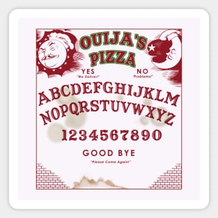 Ouija's Pizza Magnet